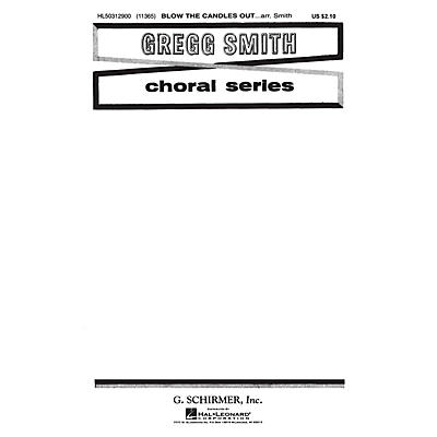 G. Schirmer Blow the Candles Out (Traditional) SATB composed by Traditional