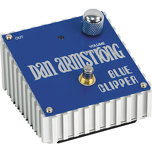 Dan Armstrong Blue Clipper Fuzz Guitar Effects Pedal Blue