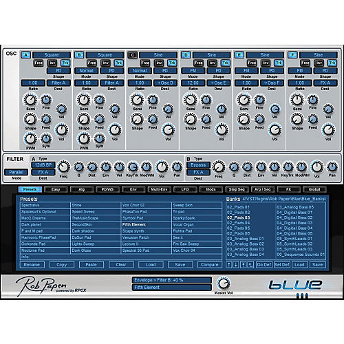 Blue FM Synthesis Virtual Synth Software Download