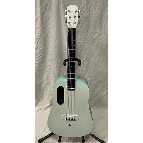 LAVA MUSIC Blue Lava Acoustic Electric Guitar Aqua Mint Blue