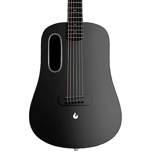 LAVA MUSIC Blue Lava Touch Acoustic-Electric Guitar With Lite Bag Condition 1 - Mint Midnight Black