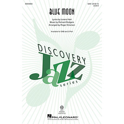 Hal Leonard Blue Moon (Discovery Level 2) VoiceTrax CD Arranged by Roger Emerson