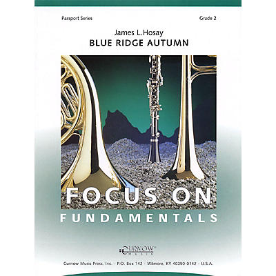 Curnow Music Blue Ridge Autumn (Grade 2 - Score and Parts) Concert Band Level 2 Composed by James L Hosay