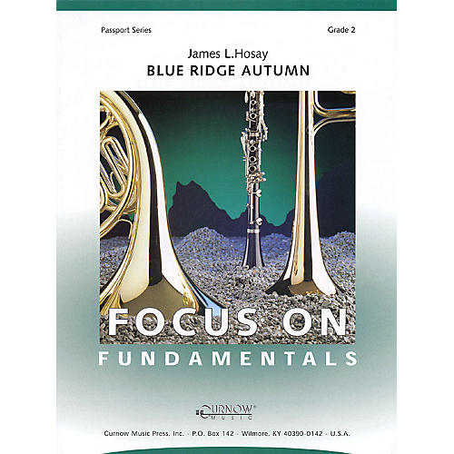 Curnow Music Blue Ridge Autumn (Grade 2 - Score and Parts) Concert Band Level 2 Composed by James L Hosay