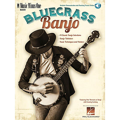 Music Minus One Bluegrass Banjo Softcover with Online Audio