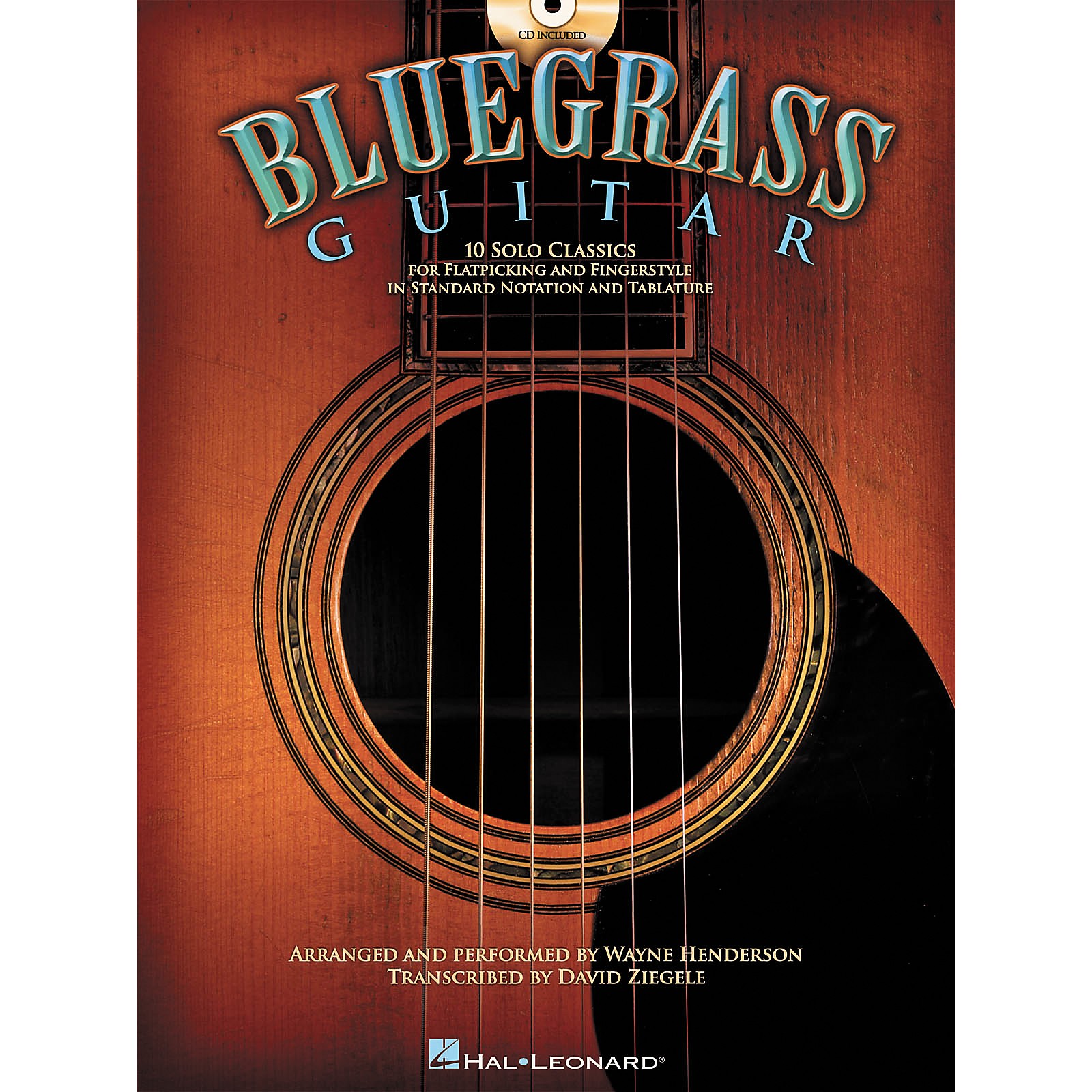 Hal Leonard Bluegrass Guitar 10 Solo Classics For Flatpicking and