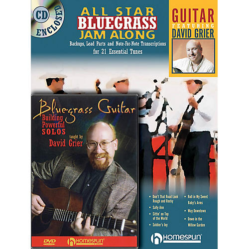 Bluegrass Guitar Bundle Pack Homespun Tapes Series Performed by David Grier