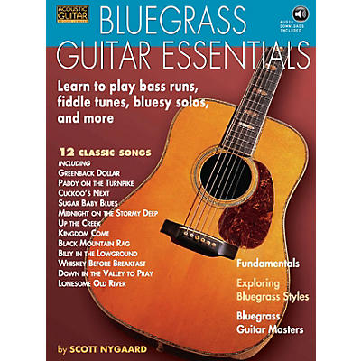 String Letter Publishing Bluegrass Guitar Essentials - Learn to Play Bass Runs, Fiddle Tunes, Bluesy Solos, and More BK/CD