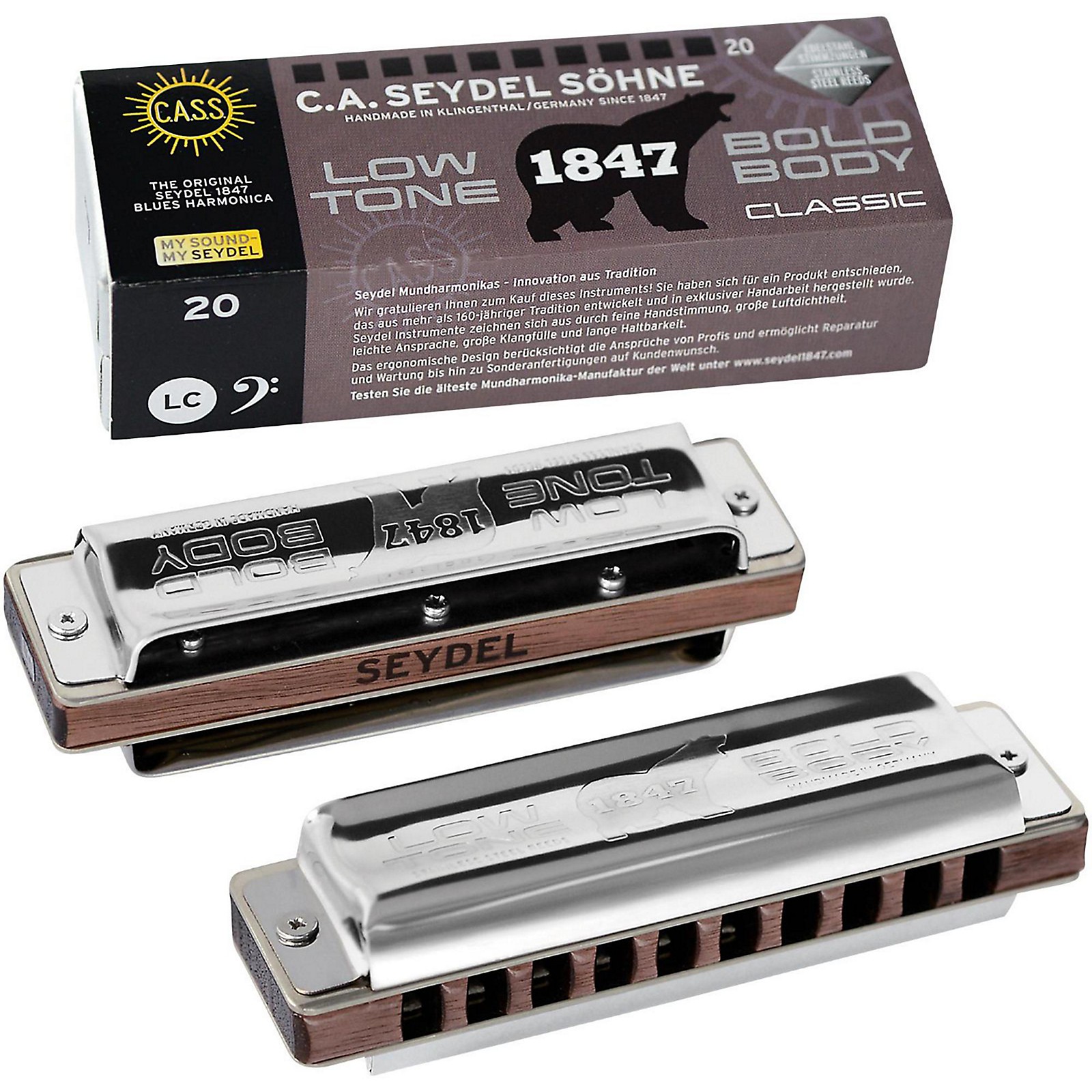 SEYDEL Blues Classic 1847 Harmonica Super Low F Musician's Friend