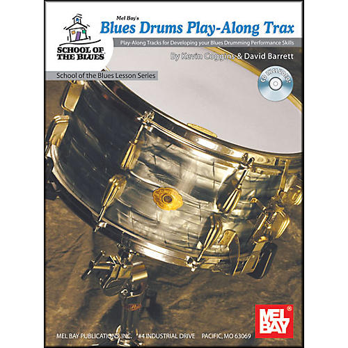 Blues Drums Play-Along Trax Book and CD