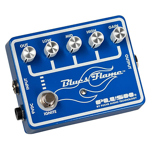 Blues Flame Overdrive Guitar Effects Pedal