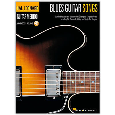 Hal Leonard Blues Guitar Songs Method Suppliment Songbook with Online Audio
