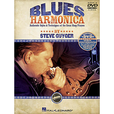 Hal Leonard Blues Harmonica Harmonica Series Softcover with DVD Written by Steve Guyger