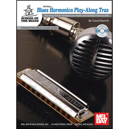 Blues Harmonica Play-Along Trax Book and CD