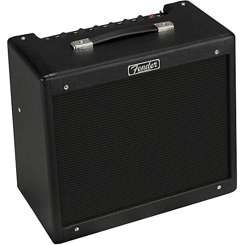 Fender Blues Junior IV Limited-Edition Stealth 15W 1x12 Tube Guitar Combo Amplifier Condition 1 - Mint Black