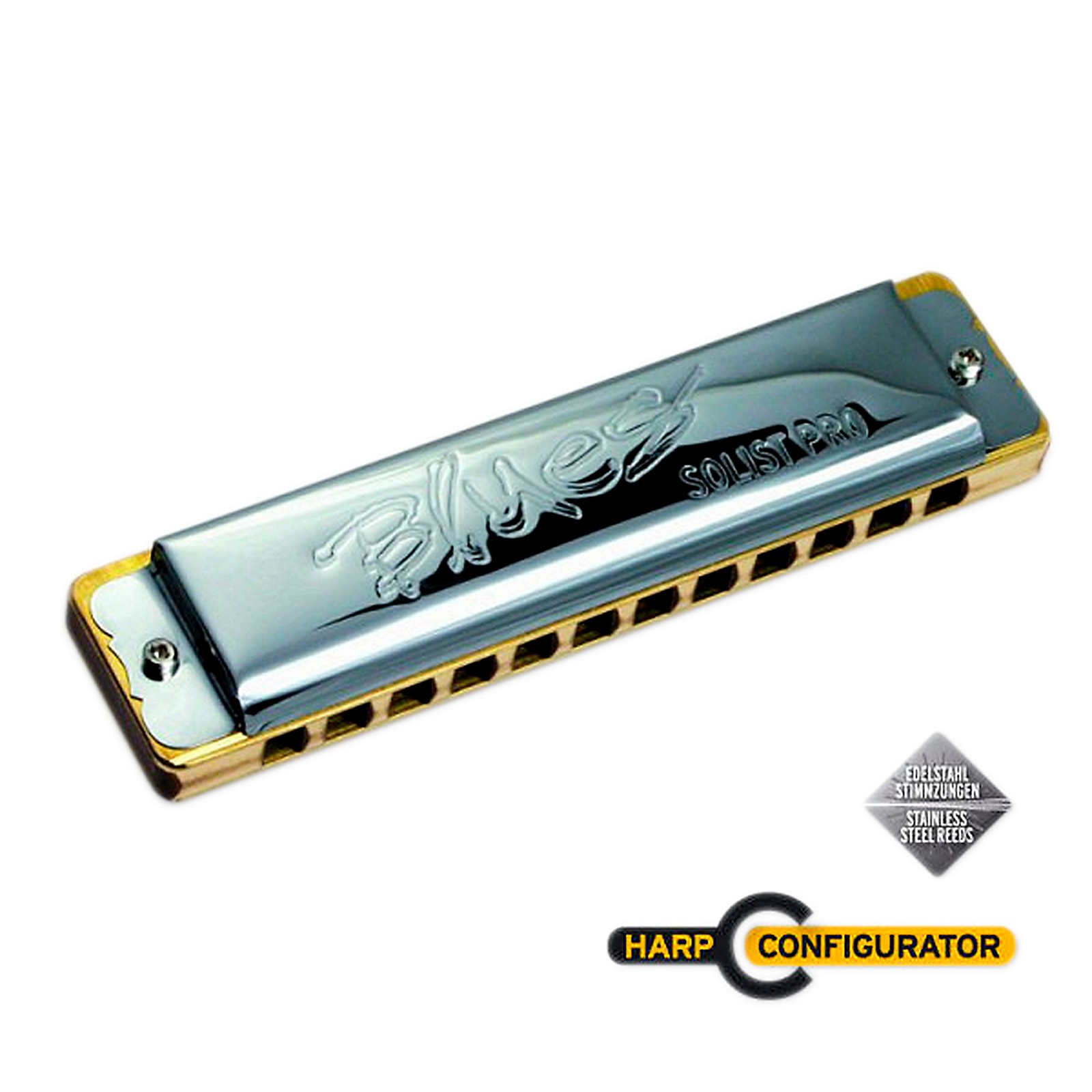 SEYDEL Blues SOLIST PRO 12 STEEL Harmonica C Musician's Friend