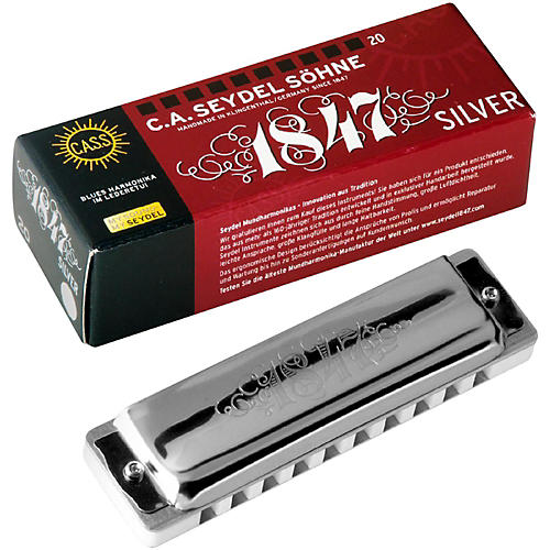 SEYDEL Blues Silver 1847 Harmonica Low E