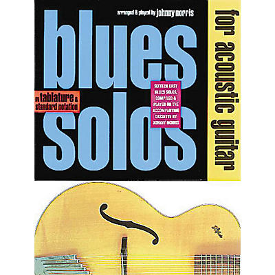 Music Sales Blues Solos for Acoustic Guitar Music Sales America Series Softcover with CD Written by Johnny Norris