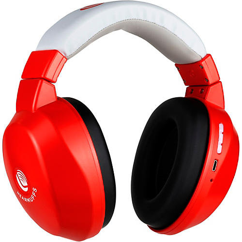 Lucid Audio Bluetooth Wireless Hearmuffs for Kids (5-10) Condition 1 - Mint Red