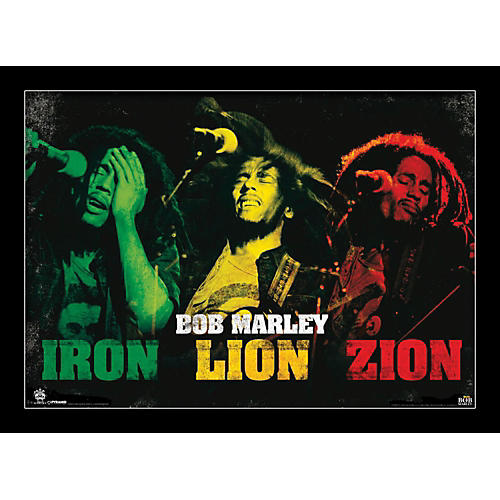 Bob Marley - Iron Lion Zion 24x36 Poster