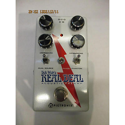 Pigtronix Bob Weirs Real Deal Acoustic Preamp Effect Pedal