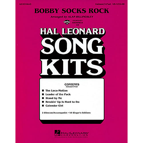 Bobby Socks Rock (Song Kit) ShowTrax CD Arranged by Alan Billingsley