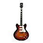 Used VOX Bobcat S66 Hollow Body Electric Guitar 3 Tone Sunburst