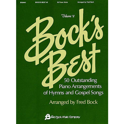 Fred Bock Music Bock's Best - Volume 5 Fred Bock Publications Series
