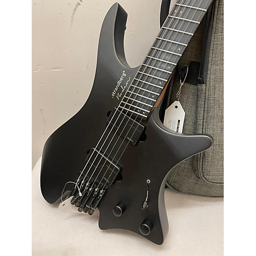strandberg Boden Metal 6 Solid Body Electric Guitar Black Pearl