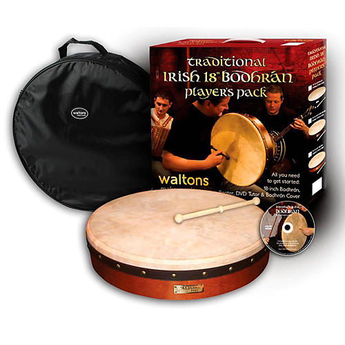 Waltons Bodhran Gift Pack Condition 1 - Mint Plain 18 in.
