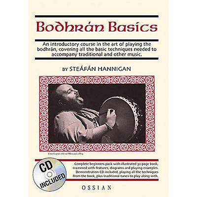 Music Sales Bodhrán Basics Music Sales America Series Softcover with CD Written by Steáfán Hannigan