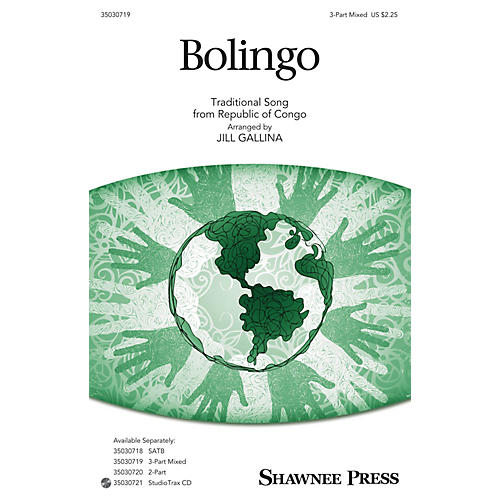 Shawnee Press Bolingo 3-Part Mixed arranged by Jill Gallina
