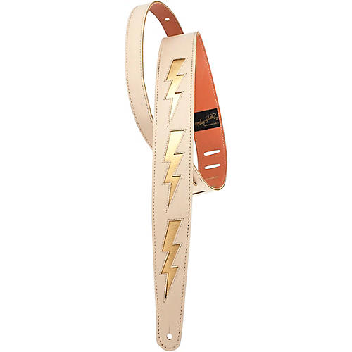 Henry Heller Bolt Series Guitar Strap Gold