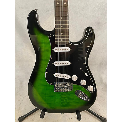 HardLuck Kings Bombshell Solid Body Electric Guitar Greenburst