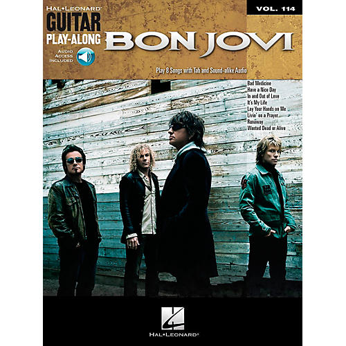 Hal Leonard Bon Jovi - Guitar Play-Along Volume 114 (Book/CD)