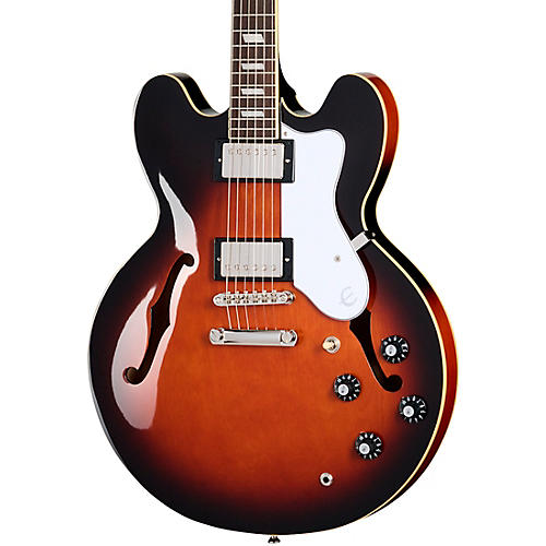 Epiphone Bonehead Riviera Electric Guitar - Dark Tobacco Burst