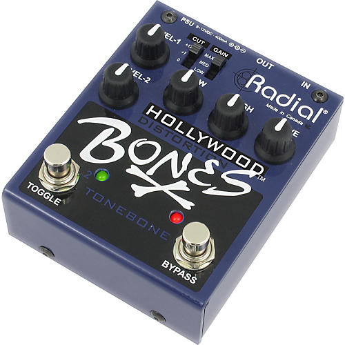 Bones R800-7100 Hollywood Distortion Guitar Effects Pedal