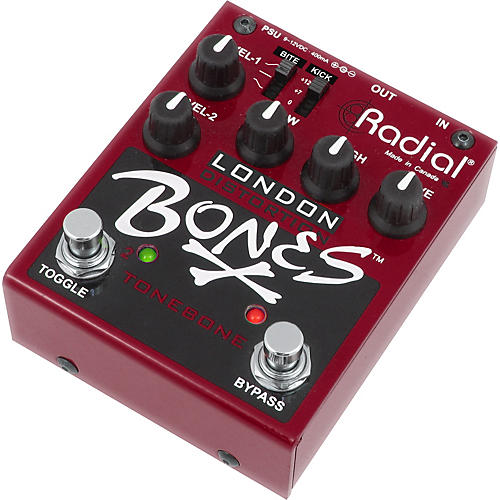 Bones R800-7105 London Distortion Guitar Effects Pedal