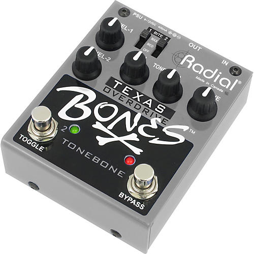 Radial Engineering Bones R800-7110 Texas Overdrive Guitar Effects Pedal