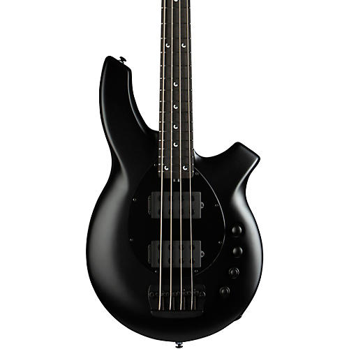 Ernie Ball Music Man Bongo 4 HH Bass Guitar Stealth Black