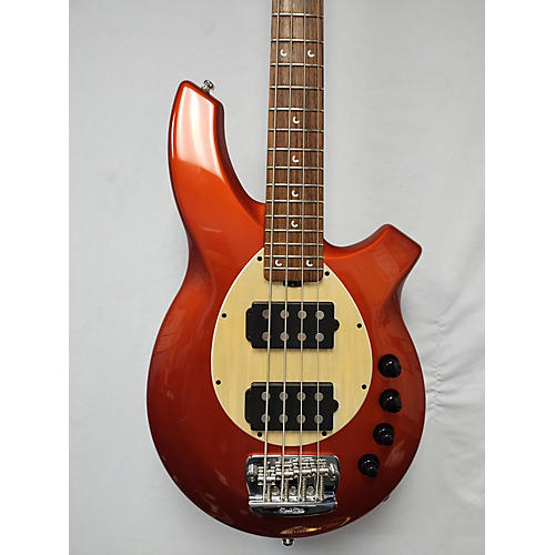 Ernie Ball Music Man Bongo 4 String Electric Bass Guitar Lava Pearl