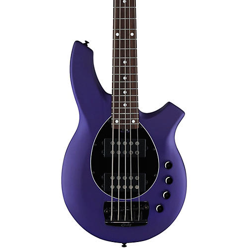 Sterling by Music Man Bongo 5 5-String Bass Firemist Purple Satin