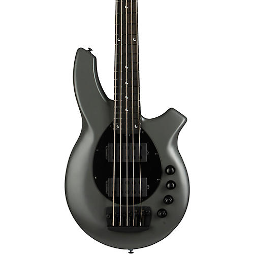 Ernie Ball Music Man Bongo 5 HH 5-String Electric Bass Guitar Titan Gray