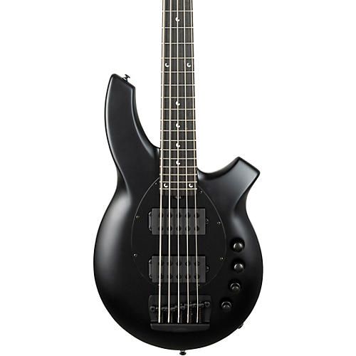 Ernie Ball Music Man Bongo 5 HH BFR Electric Bass Stealth Black