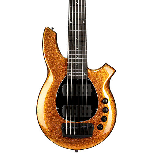 Ernie Ball Music Man Bongo 6 6-String Electric Bass Guitar - Gold Bar