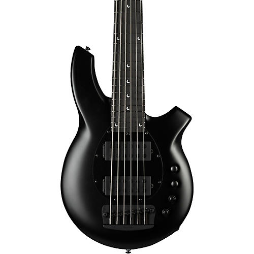 Ernie Ball Music Man Bongo 6 HH 6-String Bass Guitar - Stealth Black