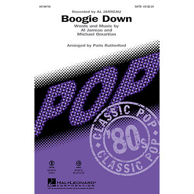 Hal Leonard Boogie Down ShowTrax CD by Al Jarreau Arranged by Paris Rutherford