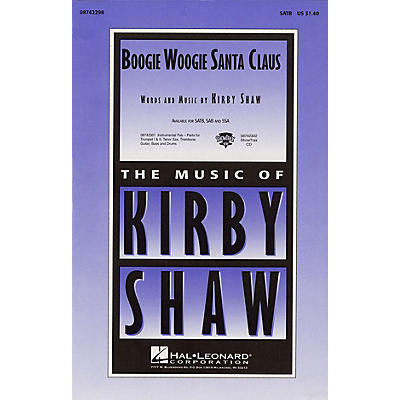 Hal Leonard Boogie Woogie Santa Claus ShowTrax CD Composed by Kirby Shaw