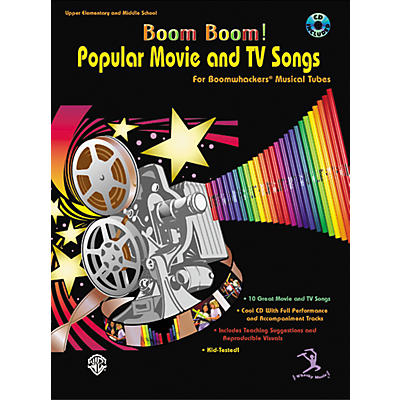 Alfred Boom Boom! Popular Movie and TV Songs for Boomwhackers Book with CD