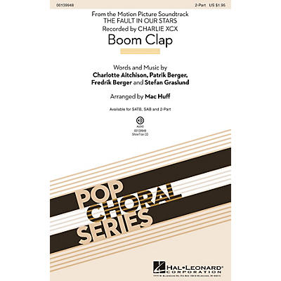 Hal Leonard Boom Clap 2-Part by Charli XCX arranged by Mac Huff